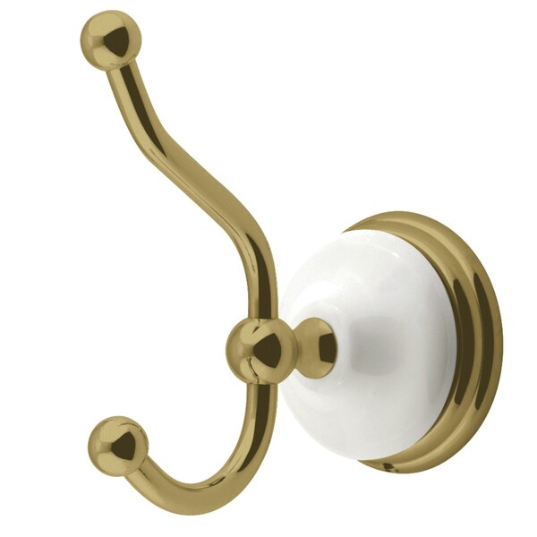 BA1117BB Victorian Robe Hook, Brushed Brass